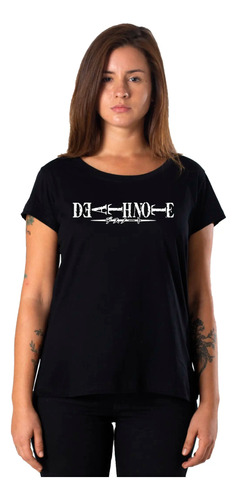 Remeras Mujer Death Note Anime |de Hoy No Pasa| 6 V