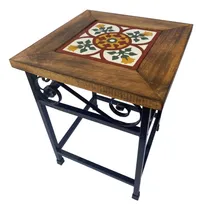 Comprar Banco Banqueta Ferro Madeira Demolição Ladrilho Decorativo