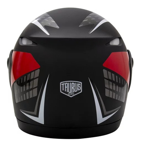 Imagem 5 de 6 de Capacete Zarref V4 Grafic Taurus Modular Robocop Articulado