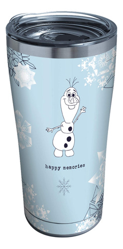 Vaso Aislado Triple Pared Olaf Mantiene Bebida Fria Caliente