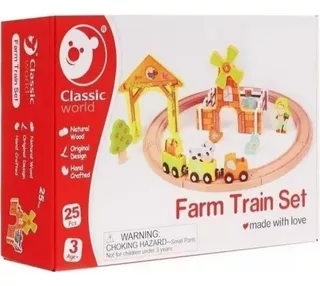 Tren La Granja De Madera Classic World