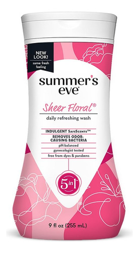 Summer´s Eve, Gel De Cuidado Íntimo Femenino Sherr Floral,
