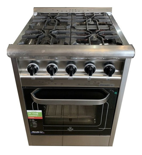 Cocina Industrial Morelli Country 600 Horno Visor