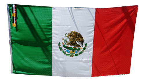 Bandera De México Grande, Tafetan Exteriores (1.80x3mt)