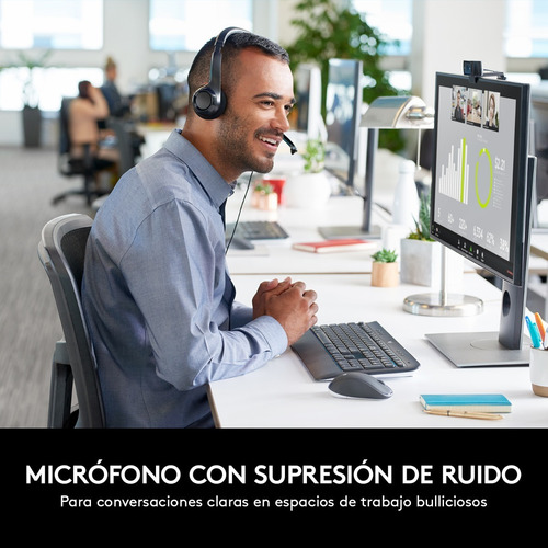 Imagen 7 de 11 de Audífonos Logitech H390 negro