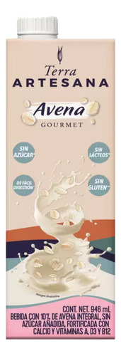 Bebida Vegetal Avena Terra Artesana 946 Ml 6 Pack