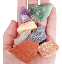 Comprar Kit 7 Chakras Piedras Energeticas En Bruto Siete Chakras