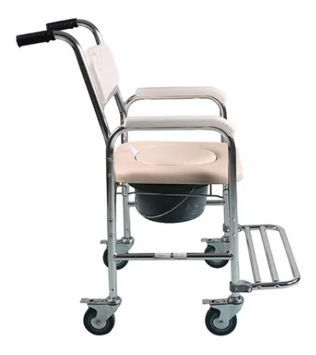 Silla Comodo Acojinada C/ Ruedas Y Descansapies Superconfort