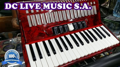 Espectacular Acordeon Scandall, De 80 Bajos, 7 Registros