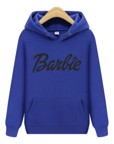 Saco O Hoodie Con Capota Estampado Barbie