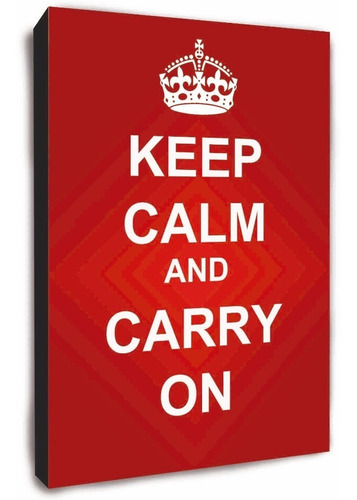 Cuadro De Keep Calm Personalizado Con La Frase Que Quieras