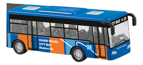 Fs Brinquedo De Ônibus Articulado De Duas Seções, Azul