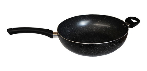 Imagen 2 de 4 de Sartén Wok 30cm Aluminio/antiadherente Royal Haus Pack Con 2