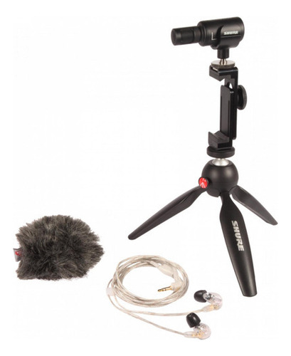 Kit de vídeo Shure Mv88 Se215 Fones de ouvido Mv88 Se 215cl Msi