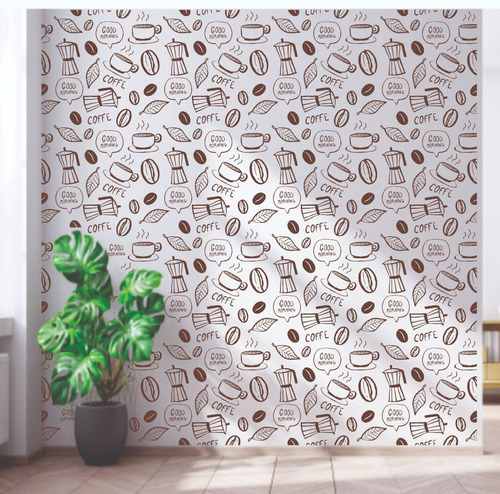 Vinilo Mural Coffe - Gigantografías - Cocina 150cm X 100cm