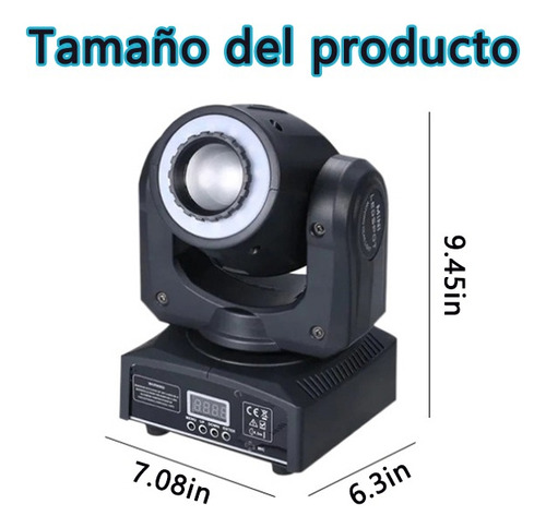 Cabeza Movil Led 60w Luces De Escenario Gobos Multicolor,Cabeza Movil Led 60w Dmx Alta Velocidad Gobos Multicolor Luz de escenario LED cabeza móvil Foowei A-YTD001 110V luces color rgbw
