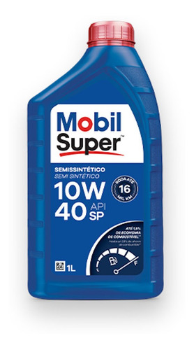 Kit C/6 Mobil 10w40 Sn Semi Sintético Super Flex 1l