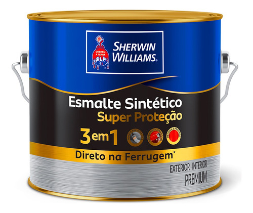 Esmalte Sintético Super Proteção 3 Em 1 2,4l Alumínio Brilh