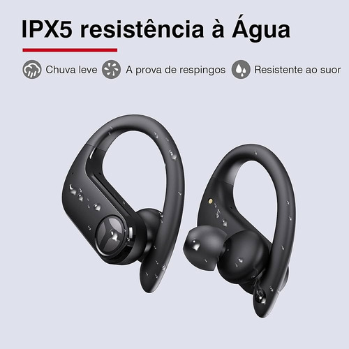 Fone De Ouvido Tranya X1 Bluetooth 5.3 Cancel Ruído Enc Cor Preto