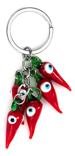 Chaveiro Pequeno, Personalidade Elegante, Red Pepper Chili C