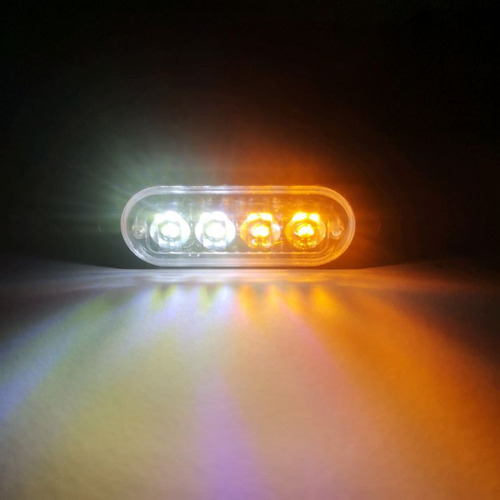 Kit 24 Strobo Automotivo Led Viatura Caminhão Branco Amarelo