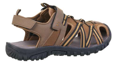Sandalia Hombre Preto H3 Camel Aparso