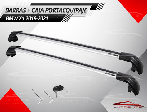 Imagen 2 de 10 de Barras Y Caja Portaequipaje 520 Lts Bmw X1 2018-2021 Torus