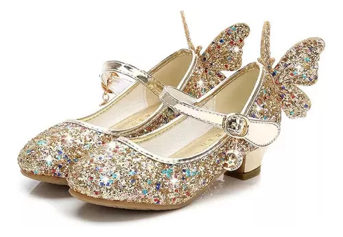 Zapatos De Baile De Cristal Para Niñas