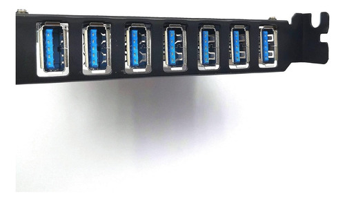 Tarjeta De Expansión Pci-e Devmo Usb 30 7 Puertos Usb 30