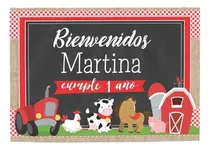 Comprar Cumple Granja, Cartel Bienvenidos Granja Imprimible