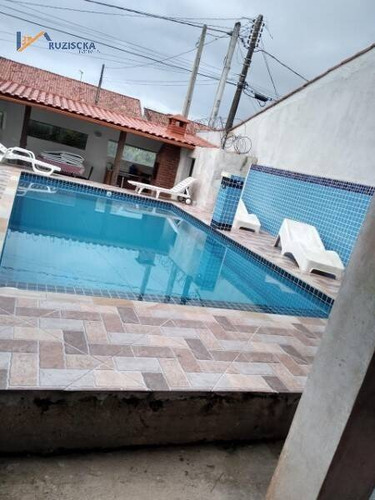 Imagem 3 de 15 de Sobrado A Venda Em Itanhaéma 240m Do Mar Com Piscina E Edicula- Ca184 - Ca184