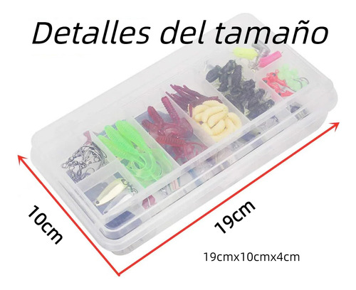 Kit De Pesca Con Cebo Artificial, Alicates Y Funda, 101pc