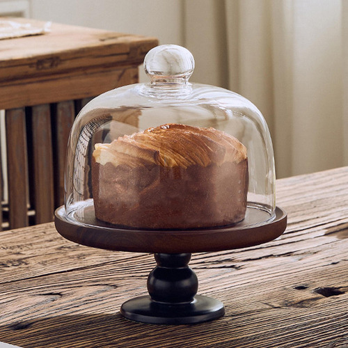 C Soporte De Madera Para Pasteles, Bandeja Para