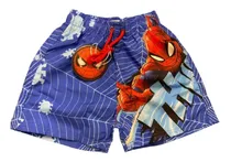 Comprar Malla Spiderman Hombre Araña Short De Baño C\u002Fred Nueva Temp.
