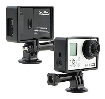 Gopro Suporte De Proteção Hero 3-4 - Andmk-301 +adaptador