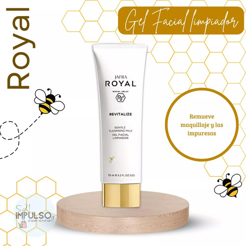 Gel Facial Limpiador Jalea Real 125ml Jafra Royal Jelly Todo Tipo De Piel Día/noche
