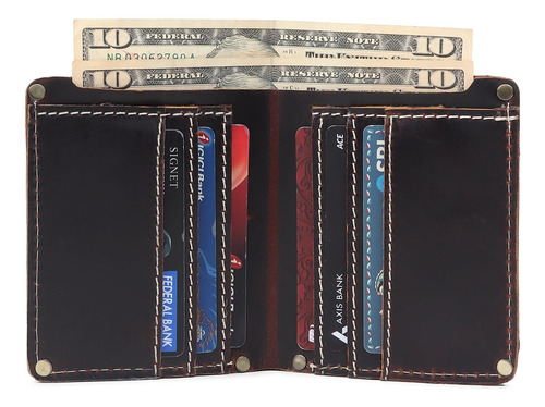 Bbelle Co. Cartera De Cuero Crudo Y Hecha A Mano | Cartera D