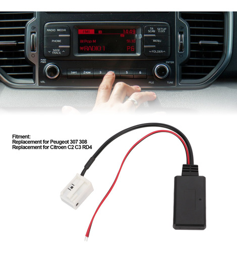 Cable Auxiliar De Audio Estéreo De 12 Pines Con Módulo Bluet