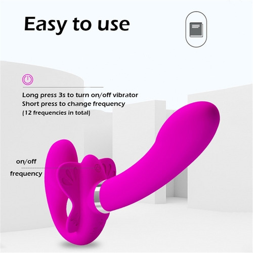 Vibrador Para Mujeres Doble Cabeza Consolador Doble Penetrac