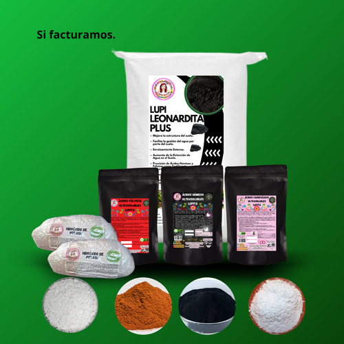 Kit Para Preparar 200l De Ácidos Húmicos Y Fúlvicos Liquidos