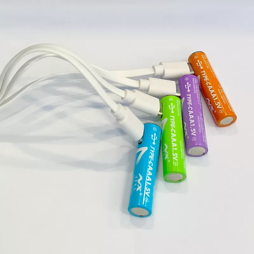 Pilas Recargables Aaa Usb Carga De 1.5v Baterias Recargables