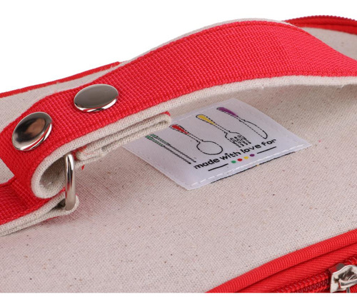 Acampar Libre Pesca Aislada Cool Tote Bag Case Picnic Rojo