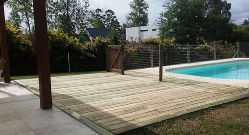 Deck En Madera Tratada. Pino Cca.