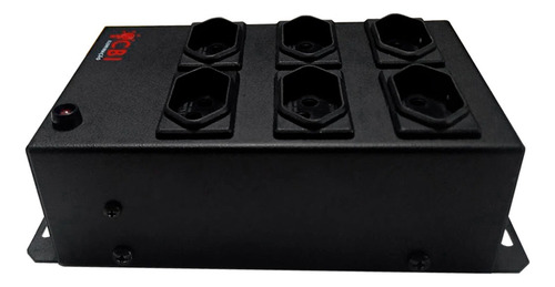 Régua 6 Tomadas Extensão Profissional 10 Metros 4000w Cbi Cor Preto 110v/220v