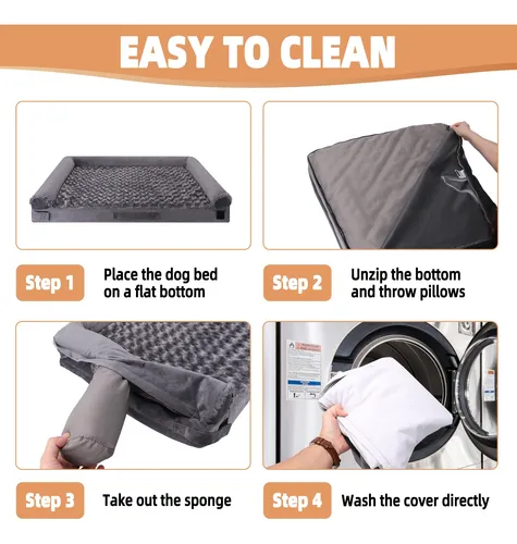 Camas Para Perros Ortopédicos Grandes Y Medianos, Lavables.