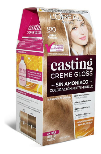 L'oréal Paris Casting Creme Gloss Tono 810 Rubio Perlado