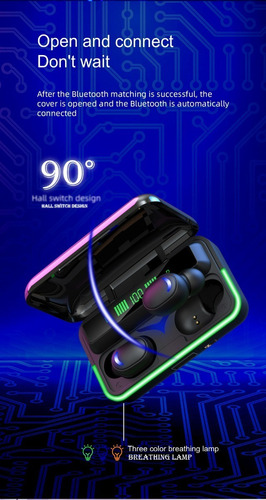 Auriculares Inalámbricos Bluetooth 5.1 Gamer E10 - Auricul