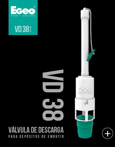 Obturador Boya Valvula De Descarga Deposito Pared Egeo Vd38