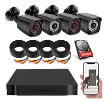 Comprar Atsg Dvr Kit Circuito Cerrado De Camaras Seguridad 4 Cámaras