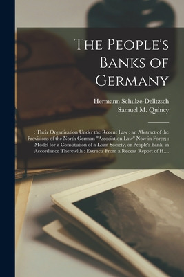 Libro The People's Banks Of Germany: : Their Organization...